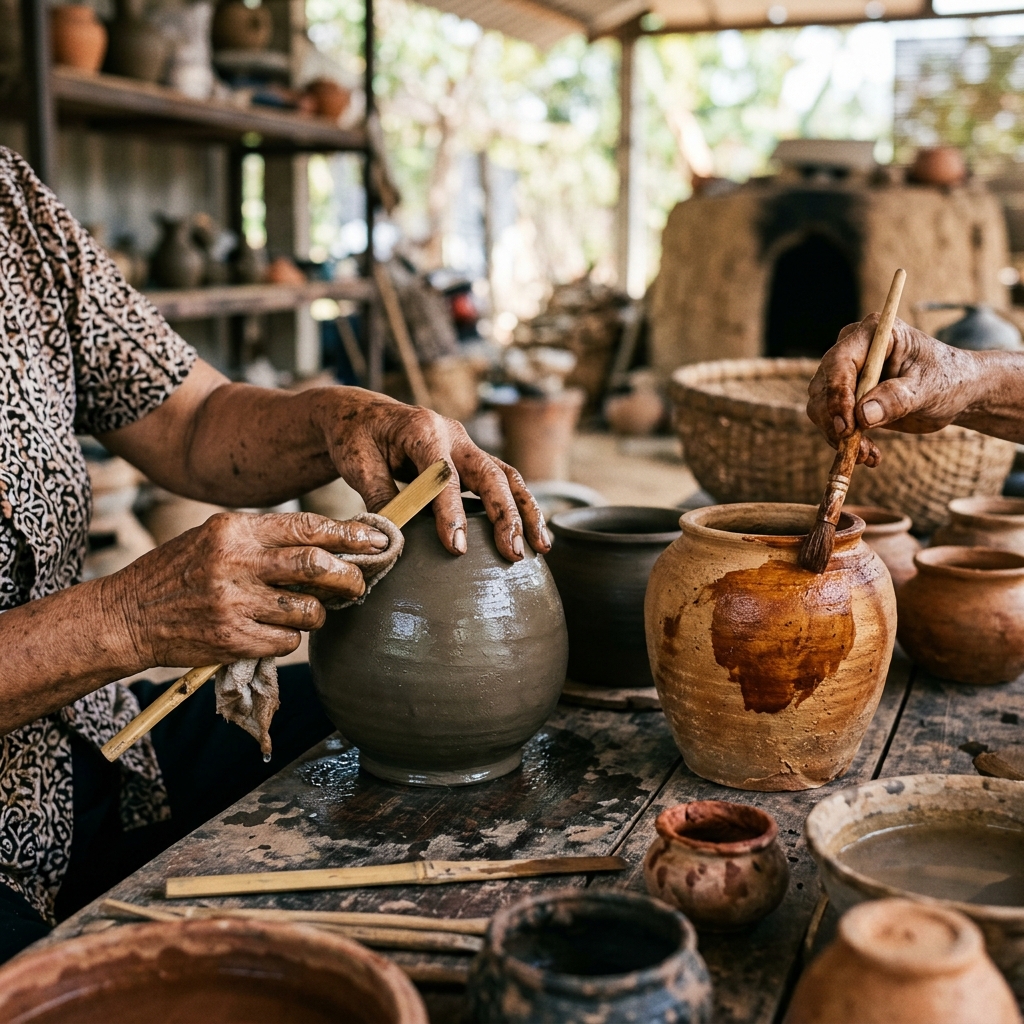 Chà bóng và nhuộm màu tự nhiên